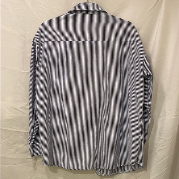 Classic Blue Striped Blouse - Picture 4 of 4